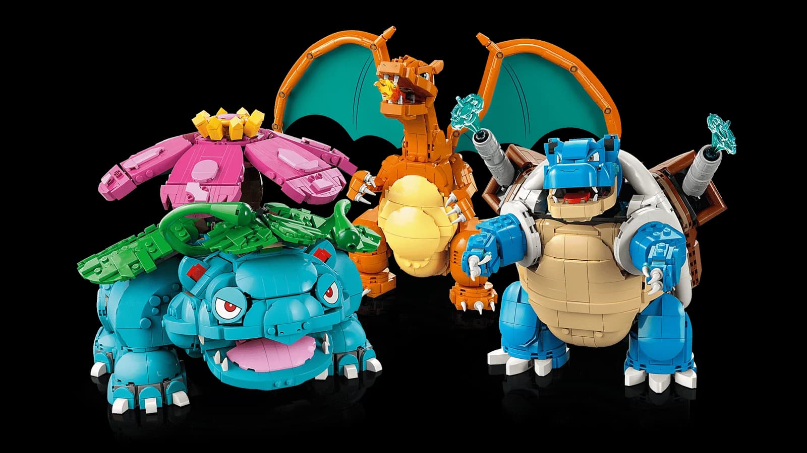 Venusaur, Charizard and Blastoise 3