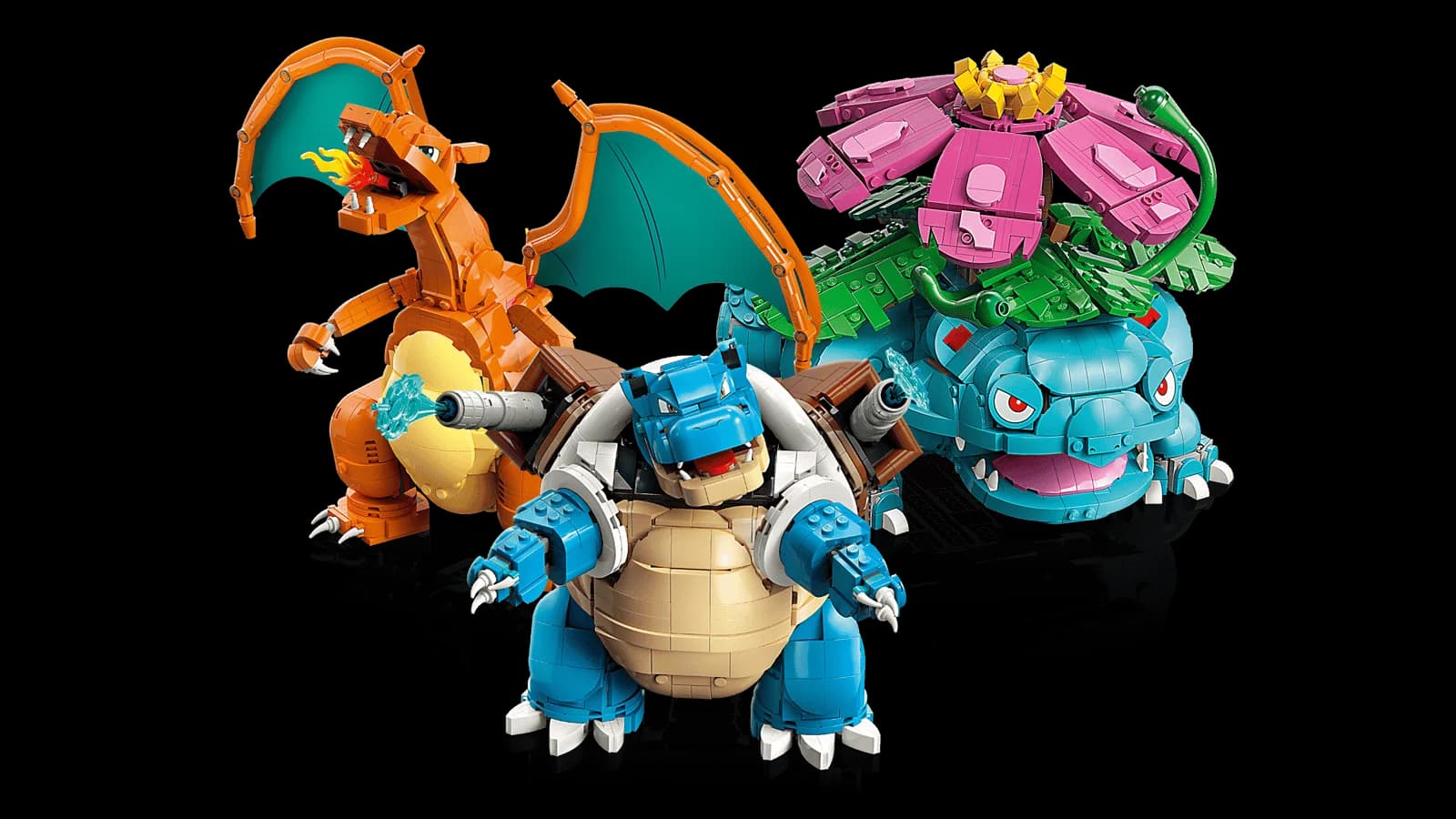 Venusaur, Charizard and Blastoise 4