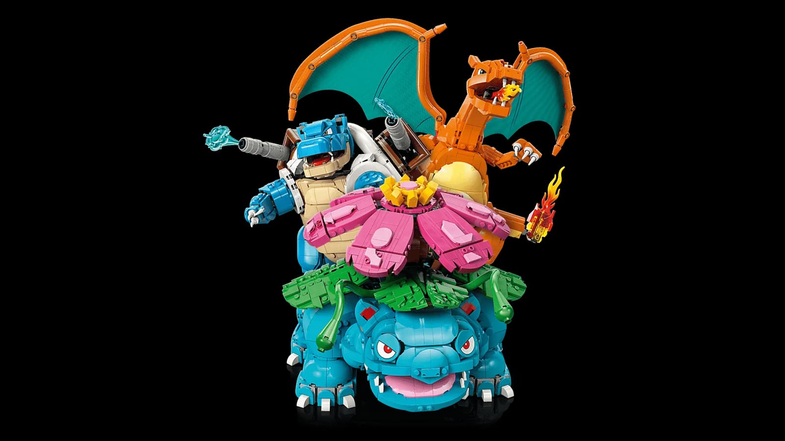 Venusaur, Charizard and Blastoise 6